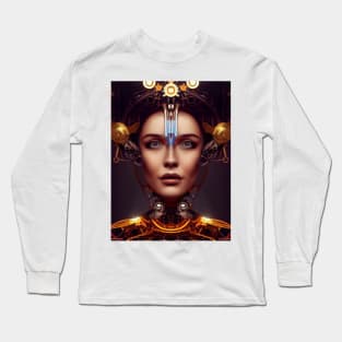 Robot Queen Long Sleeve T-Shirt